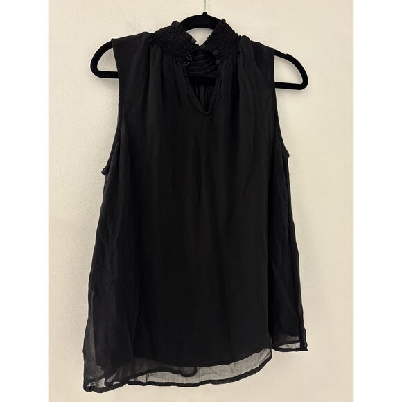 Sundance Altamira Floral Embroidered Tank in Black Size Medium Petite Bohemian - Picture 2 of 5